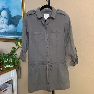 Quicksilver Button Down Mini Dress.  Size XS